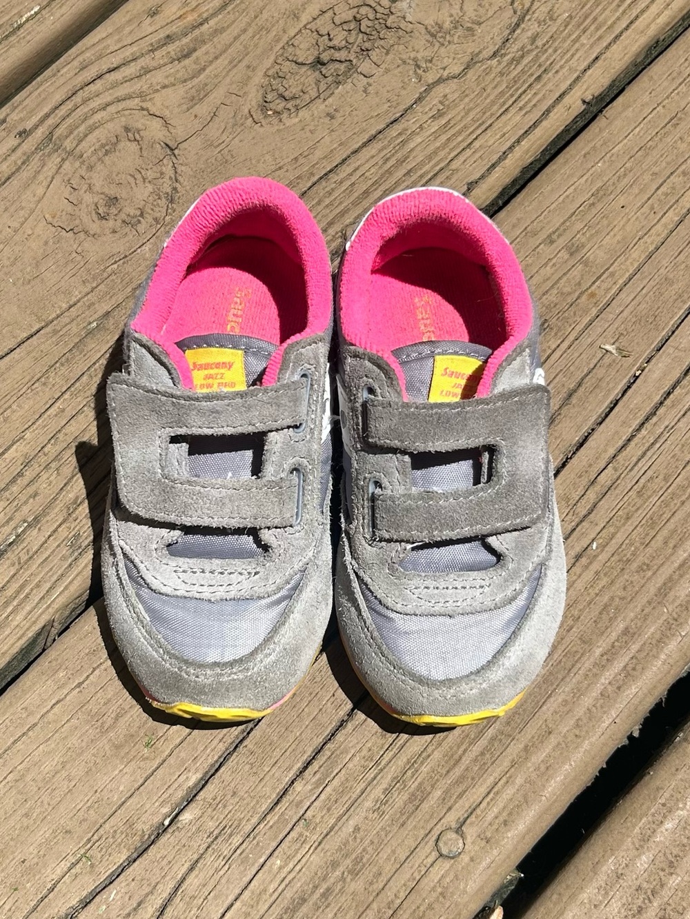Girls Saucony Original Jazz Hook & Loop Sneaker Toddler Little Kids Size 6